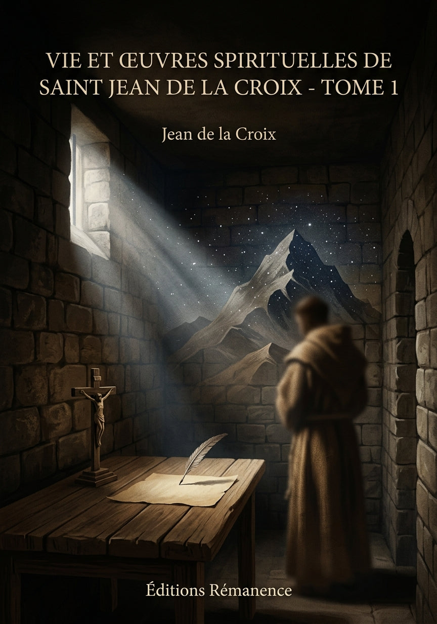 Livre Vie et œuvres spirituelles de saint Jean de la Croix - Tome 1 par Jean de la Croix - Couverture - Editions Remanence
