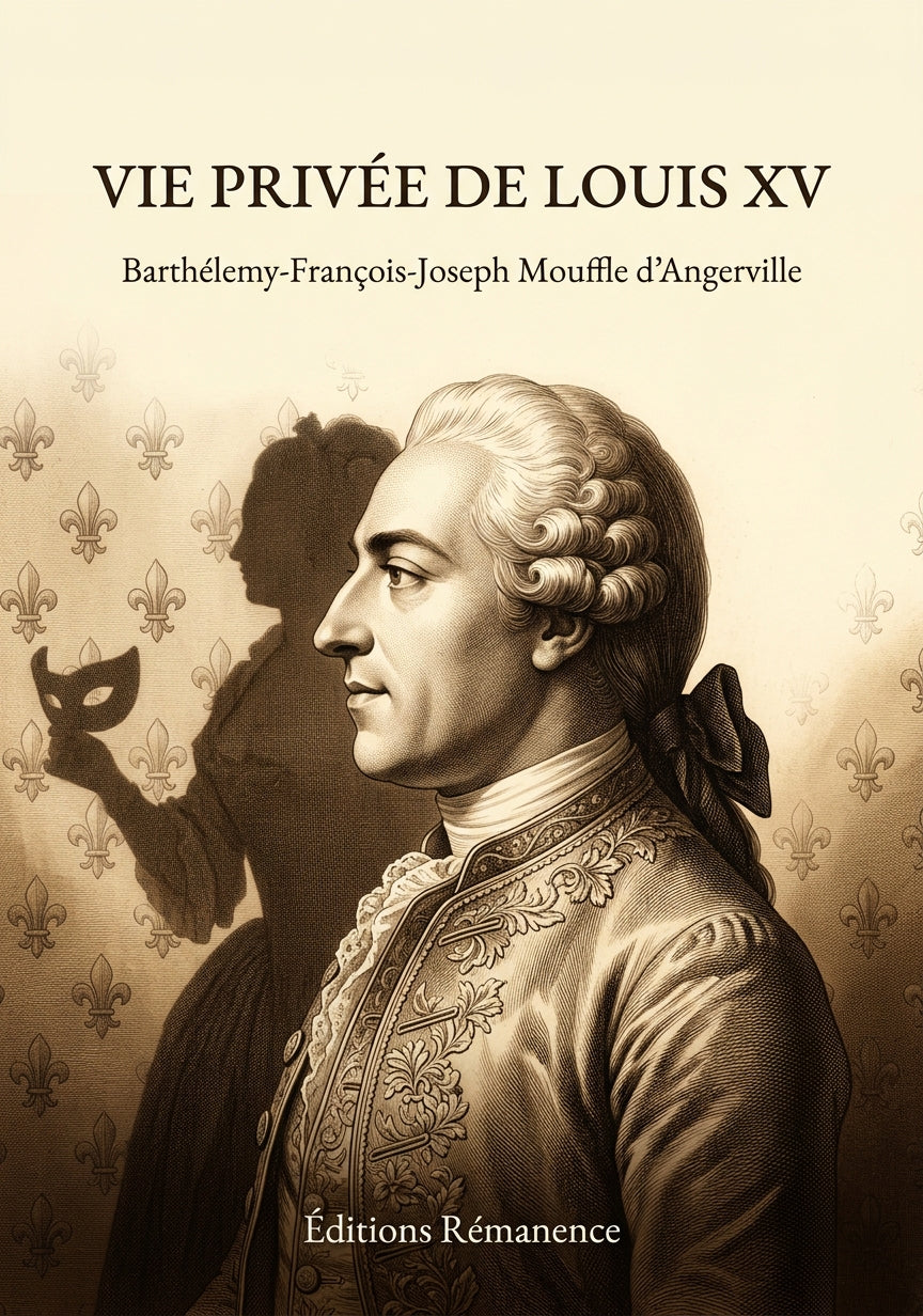 Livre Vie privée de Louis XV par Barthélemy-François-Joseph Mouffle d'Angerville - Couverture - Editions Remanence