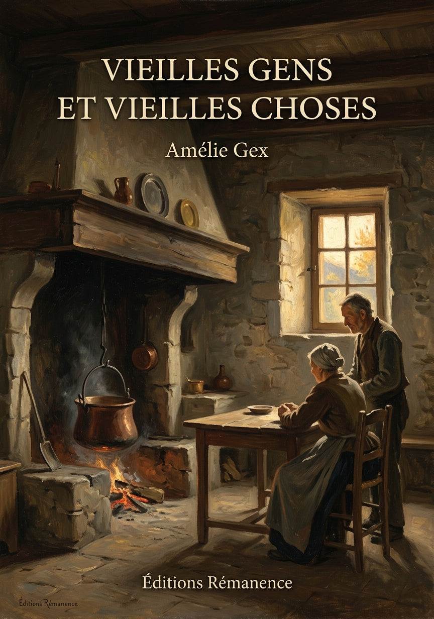 Livre Vieilles gens et vieilles choses par Amélie Gex - Couverture - Editions Remanence