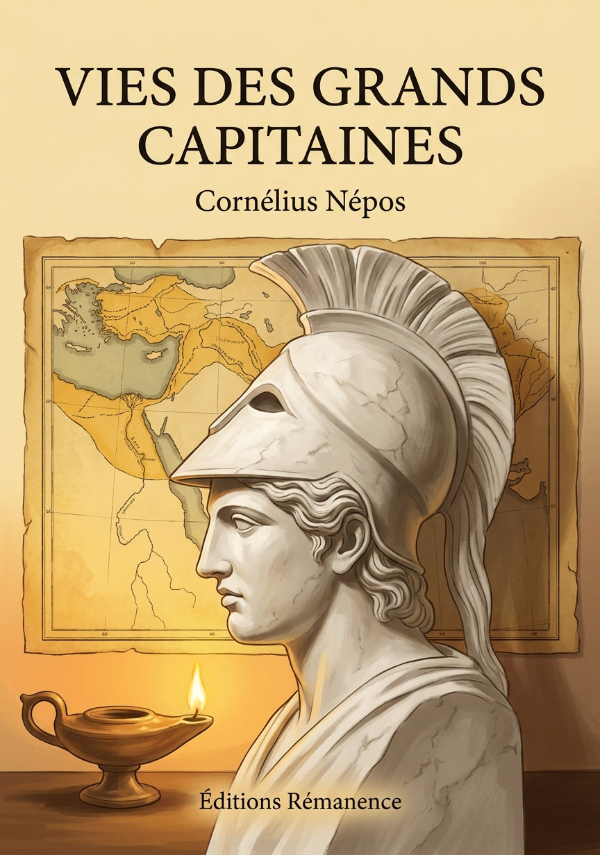 Livre Vies des grands capitaines par Cornélius Népos - Couverture - Editions Remanence