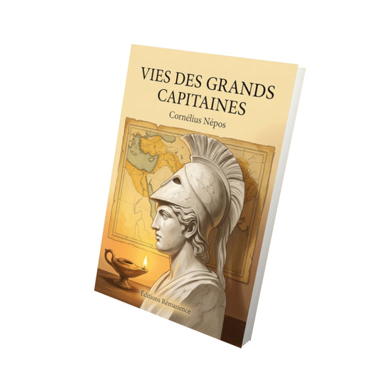 Livre Vies des grands capitaines par Cornélius Népos - Vue 3D - Editions Remanence