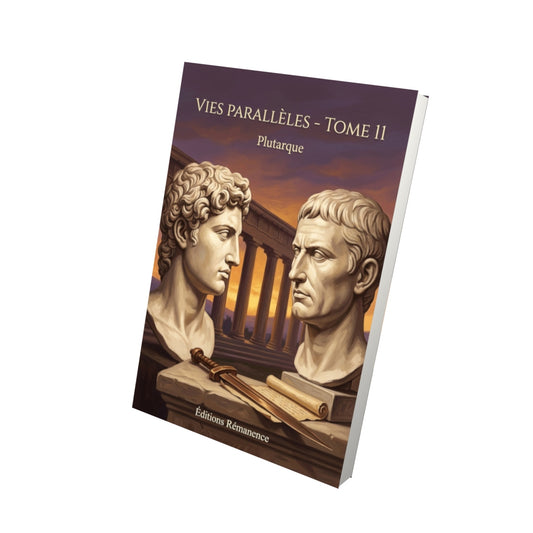 Livre Vies parallèles - Tome 11 par Plutarque - Vue 3D - Editions Remanence