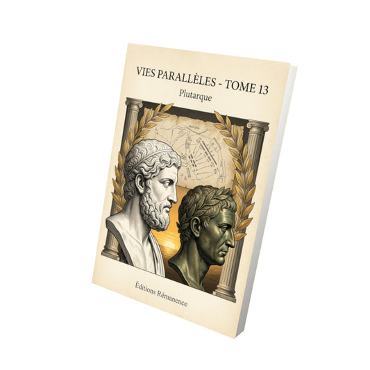Livre Vies parallèles - Tome 13 par Plutarque - Vue 3D - Editions Remanence