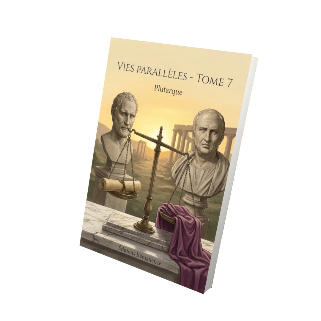 Livre Vies parallèles - Tome 7 par Plutarque - Vue 3D - Editions Remanence