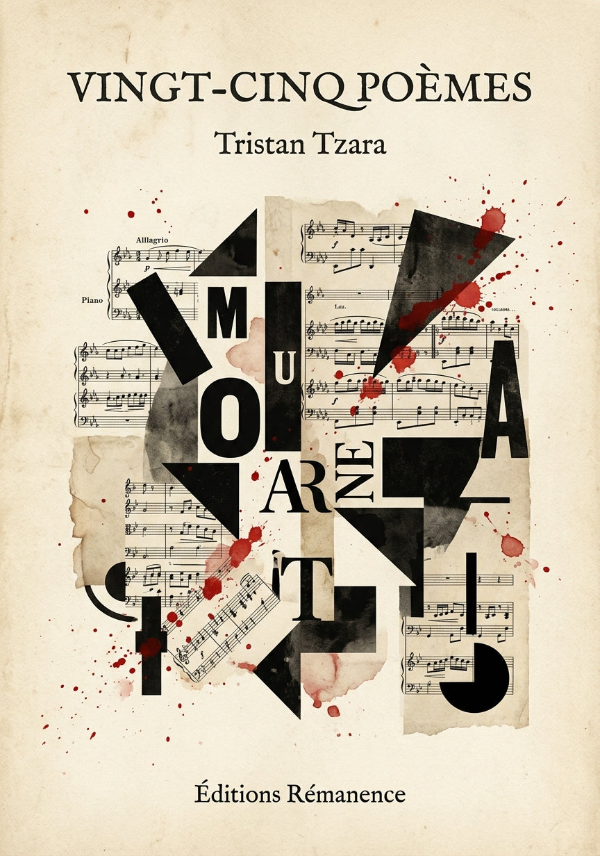 Vingt-cinq poèmes - Tristan Tzara (Couverture)