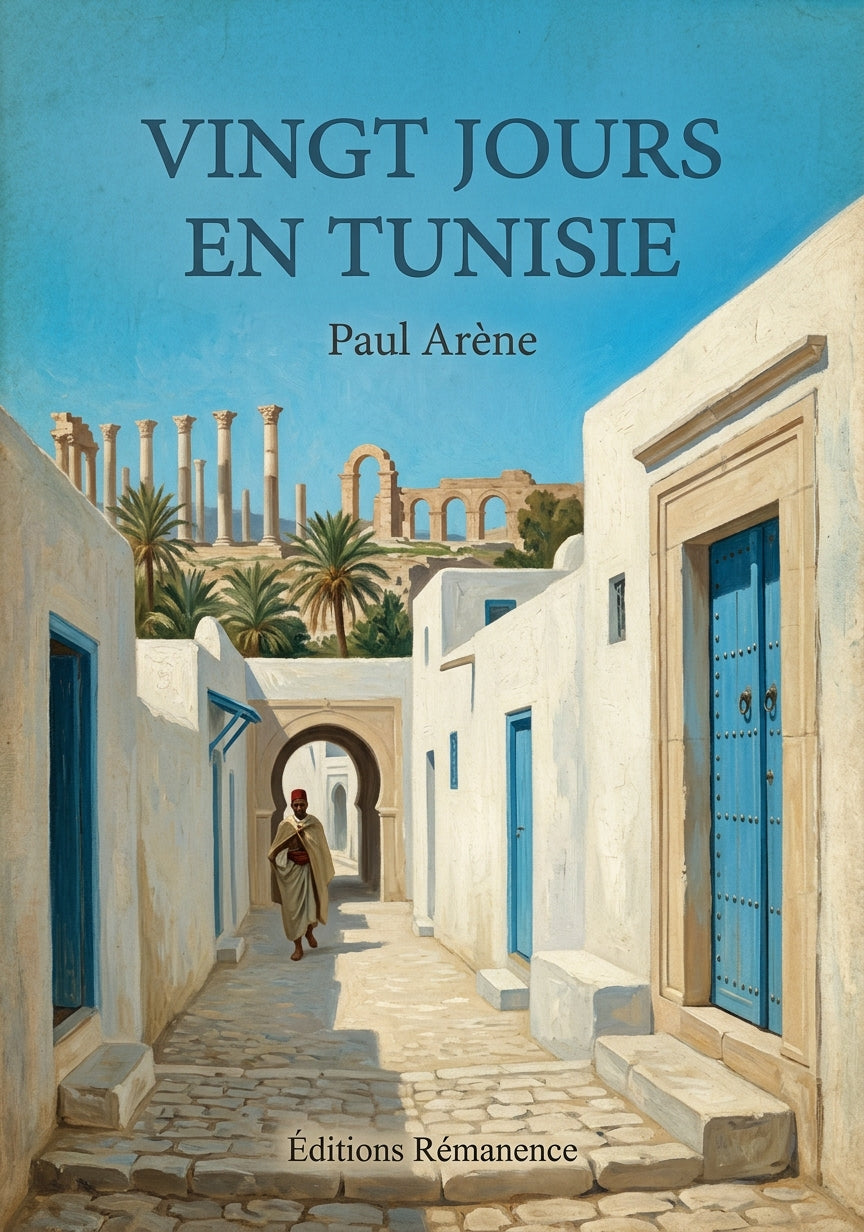 Vingt jours en Tunisie - Paul Arène (Couverture)