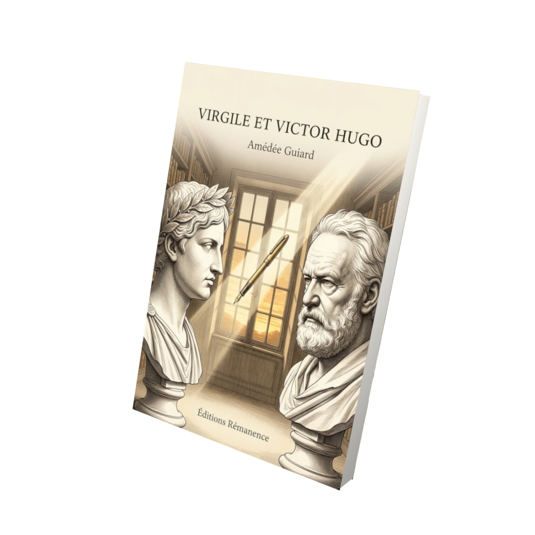 Livre Virgile et Victor Hugo par Amédée Guiard - Vue 3D - Editions Remanence