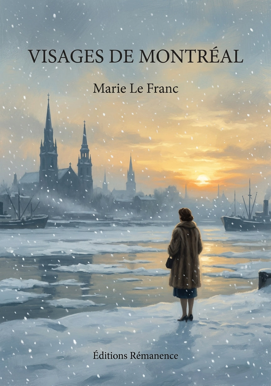 Livre Visages de Montréal par Marie Le Franc - Couverture - Editions Remanence