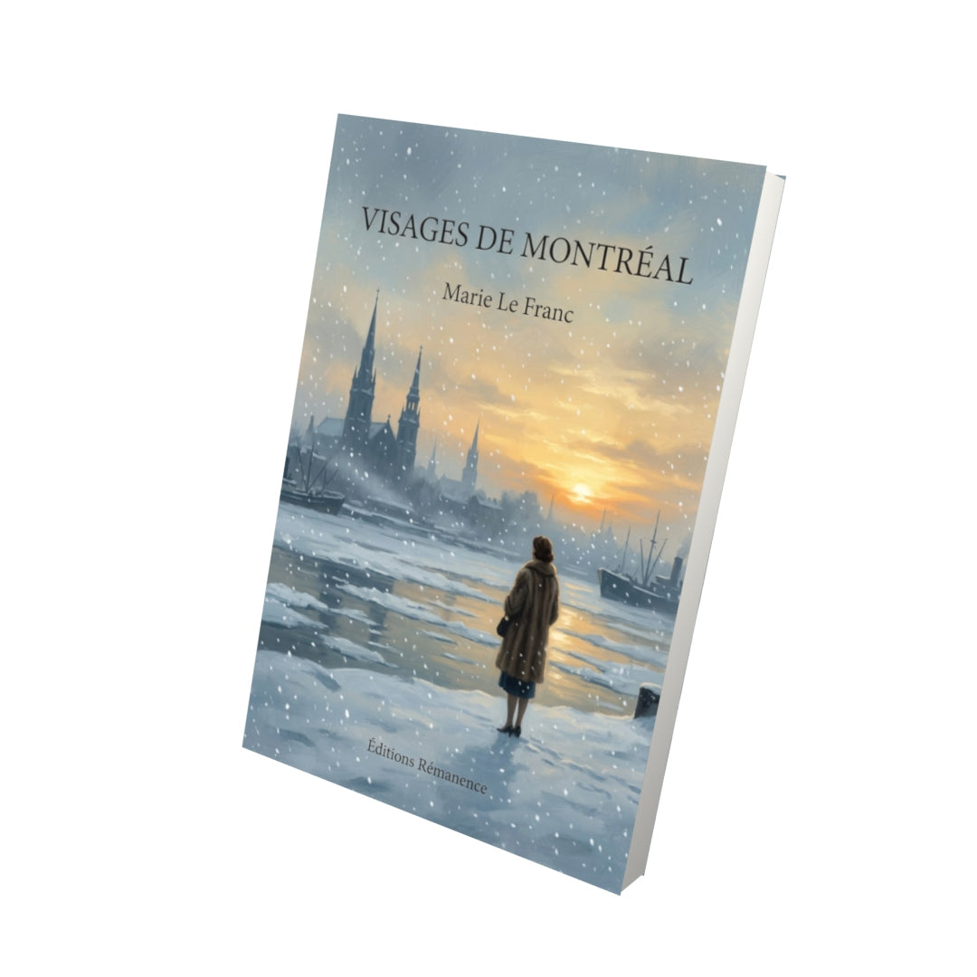 Livre Visages de Montréal par Marie Le Franc - Vue 3D - Editions Remanence