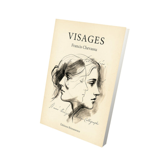 Livre Visages - Francis Chevassu - Vue 3D - Editions Remanence
