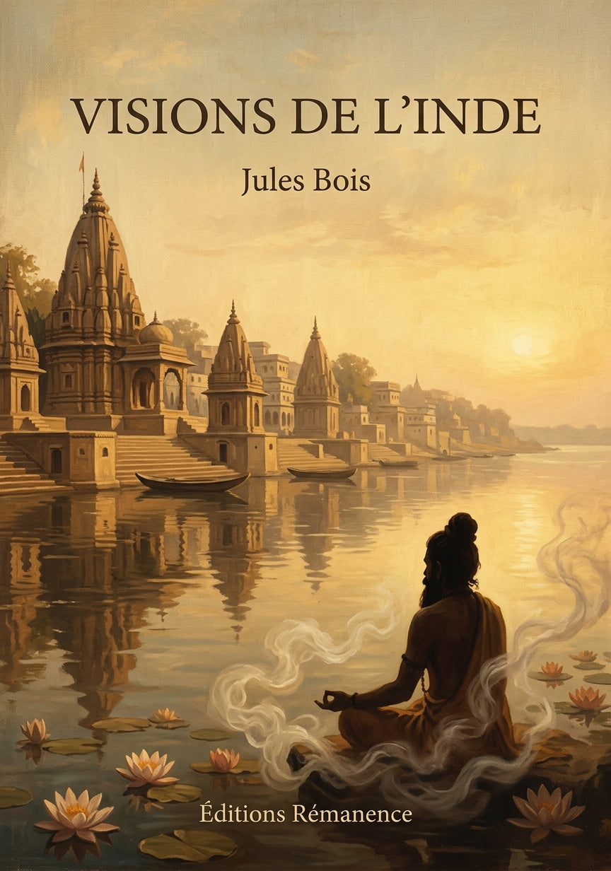 Livre Visions de l’Inde par Jules Bois - Couverture - Editions Remanence