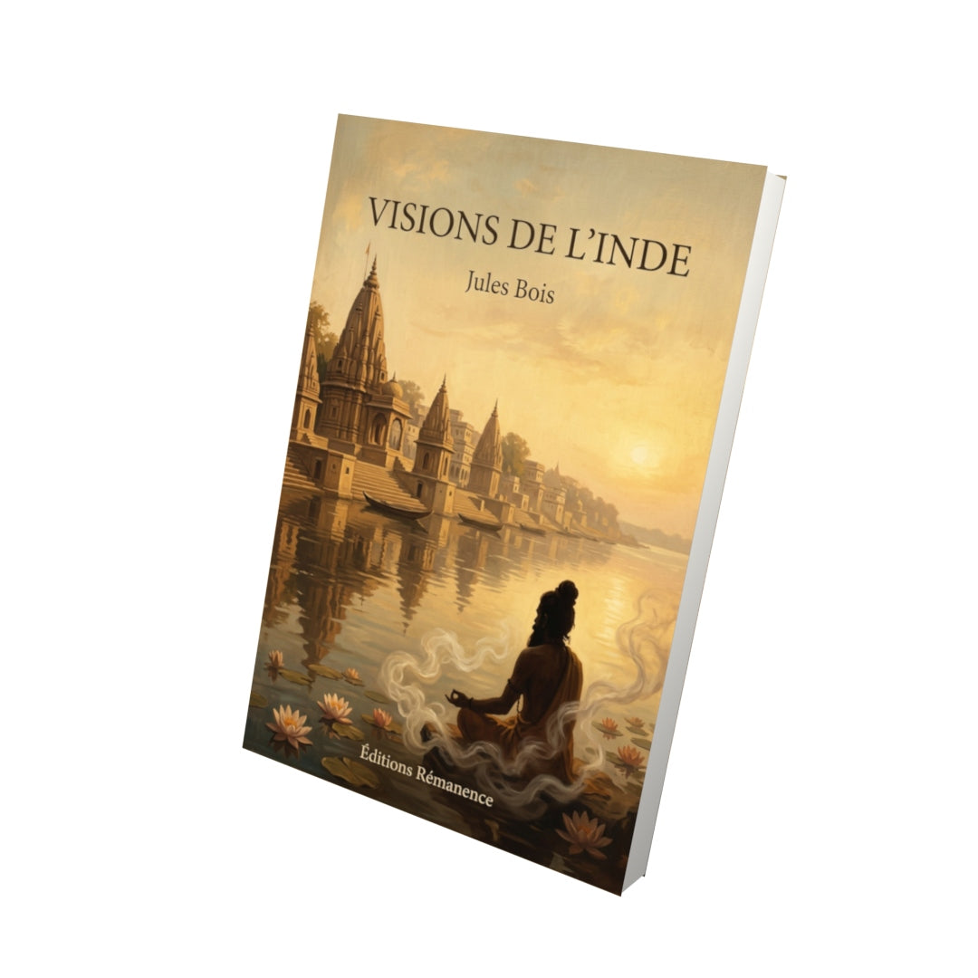 Livre Visions de l’Inde par Jules Bois - Vue 3D - Editions Remanence