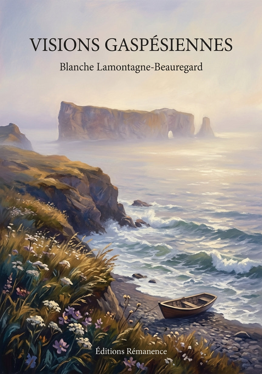 Livre Visions gaspésiennes par Blanche Lamontagne-Beauregard - Couverture - Editions Remanence