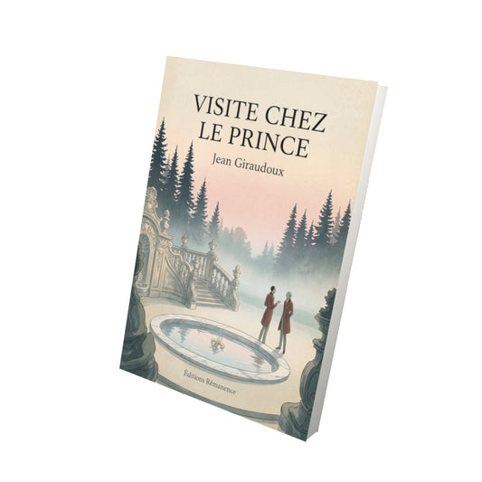 Livre Visite chez le prince - Jean Giraudoux - Vue 3D - Editions Remanence