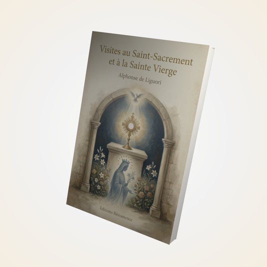 Livre Visites au Saint-Sacrement et à la Sainte Vierge – Alphonse de Liguori - Couverture 3D
