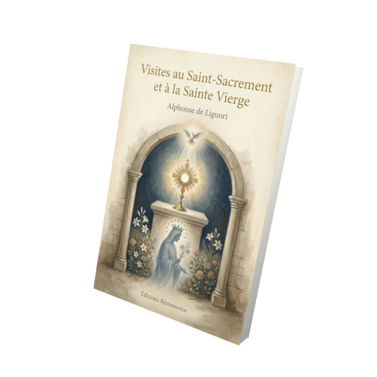 Livre Visites au Saint-Sacrement et à la Sainte Vierge – Alphonse de Liguori - Vue 3D - Editions Remanence