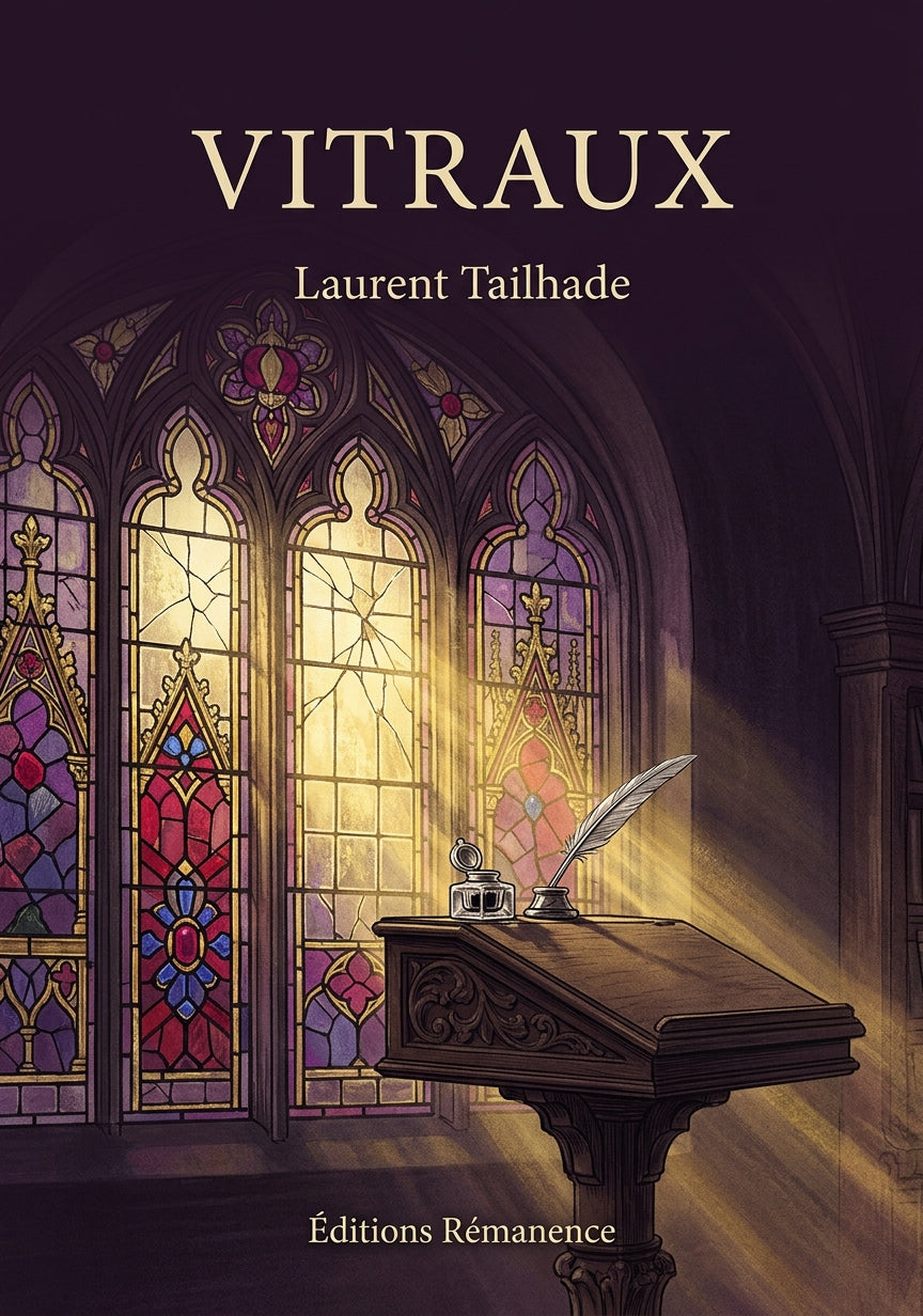 Livre Vitraux par Laurent Tailhade - Couverture - Editions Remanence