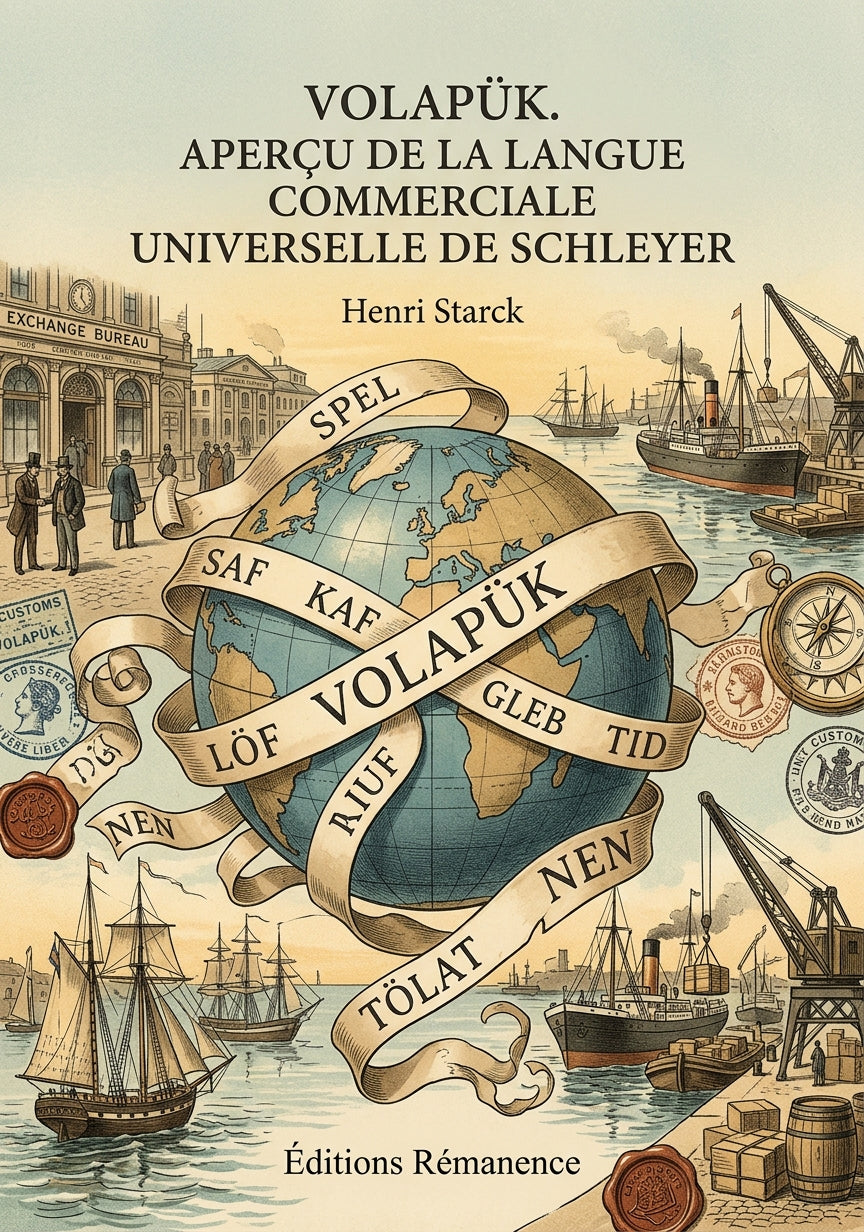 Livre Volapük. Aperçu de la langue commerciale universelle de Schleyer par Henri Starck - Couverture - Editions Remanence