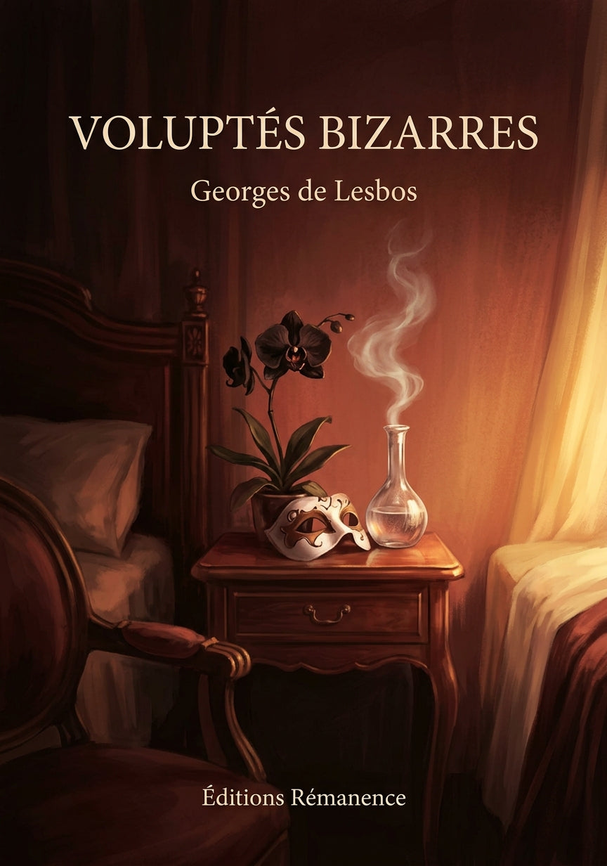 Livre Voluptés bizarres par Georges de Lesbos - Couverture - Editions Remanence