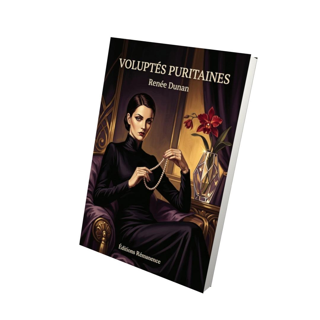 Livre Voluptés puritaines par Renée Dunan - Vue 3D - Editions Remanence