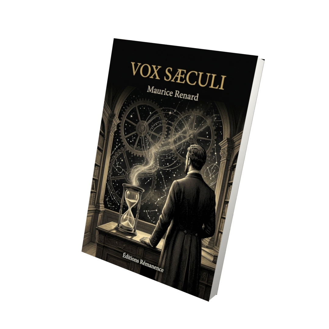 Livre Vox sæculi par Maurice Renard - Vue 3D - Editions Remanence