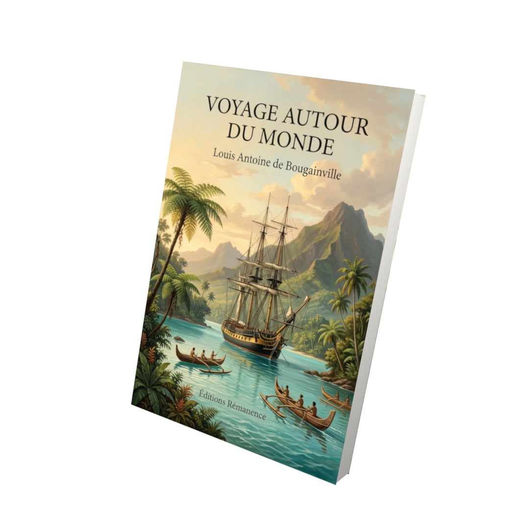 Livre Voyage autour du monde par Charles-Avila Wilson - Vue 3D - Editions Remanence