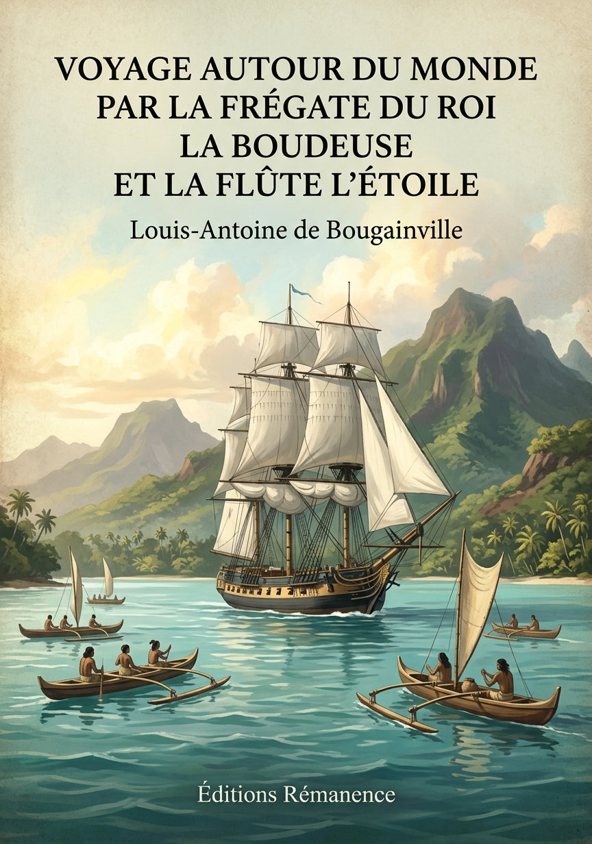 Voyage autour du monde par la frégate du roi La Boudeuse et la flûte L'Étoile - Louis-Antoine de Bougainville (Couverture)