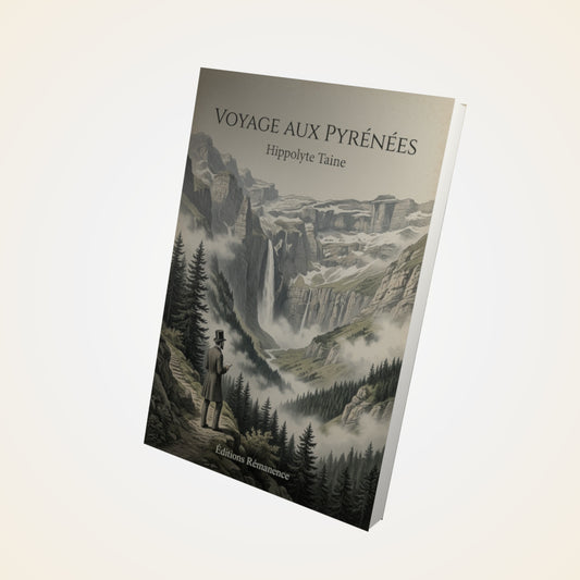 Livre Voyage aux Pyrénées - Hippolyte Taine - Couverture 3D
