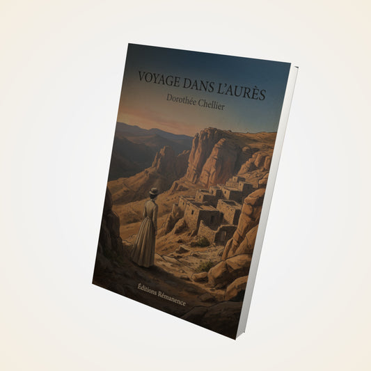 Livre Voyage dans l'Aurès - Dorothée Chellier - Couverture 3D
