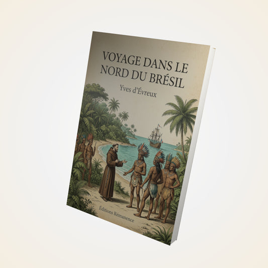 Livre Voyage dans le nord du Brésil - Yves d’Évreux - Couverture 3D