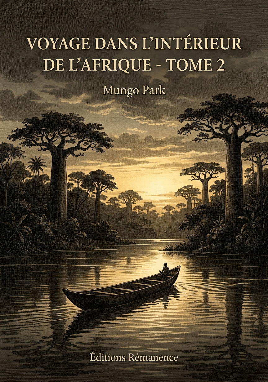 Livre Voyage dans l’intérieur de l’Afrique - Tome 2 par Mungo Park - Couverture - Editions Remanence
