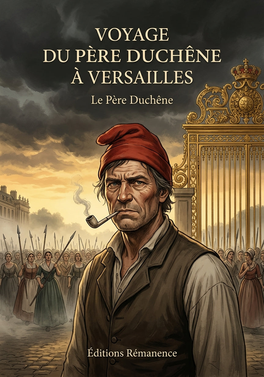 Livre Voyage du Père Duchêne à Versailles par Le Père Duchêne - Couverture - Editions Remanence