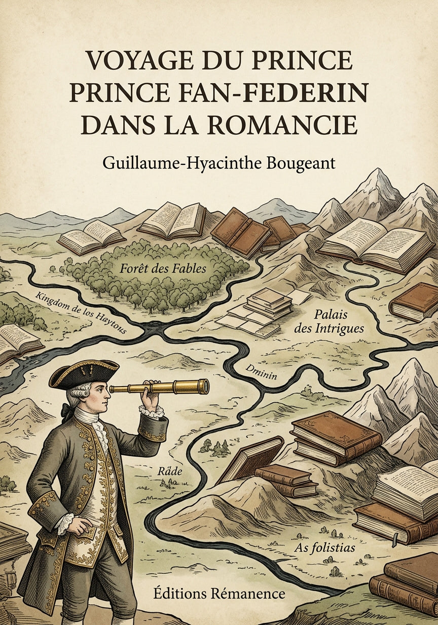 Voyage du Prince Fan-Federin dans la romancie - Guillaume-Hyacinthe Bougeant (Couverture)