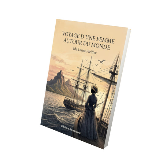 Livre Voyage d’une femme autour du monde par Ida Laura Pfeiffer - Vue 3D - Editions Remanence