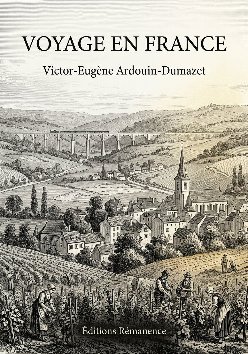 Livre Voyage en France par Nikolaï Karamzine - Couverture - Editions Remanence