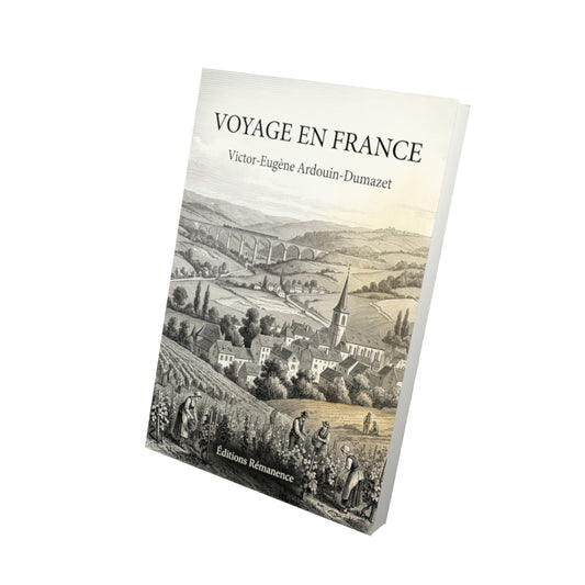 Livre Voyage en France par Nikolaï Karamzine - Vue 3D - Editions Remanence