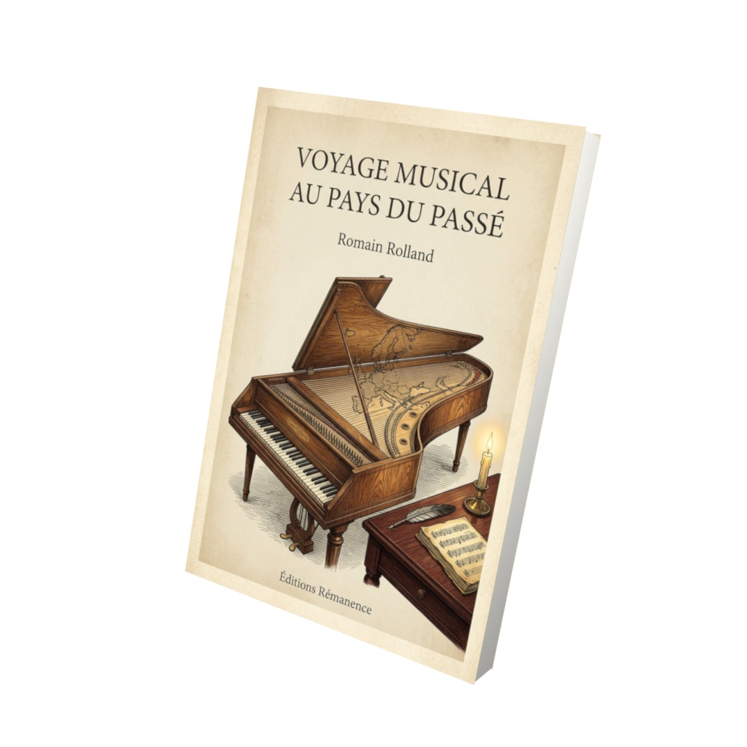 Livre Voyage musical au pays du passé - Romain Rolland - Vue 3D - Editions Remanence
