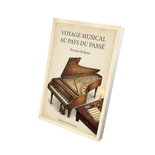 Livre Voyage musical au pays du passé - Romain Rolland - Vue 3D - Editions Remanence