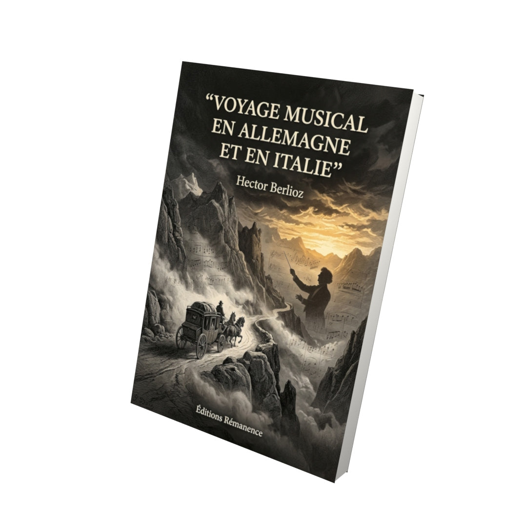 Livre Voyage musical en Allemagne et en Italie par Hector Berlioz - Vue 3D - Editions Remanence