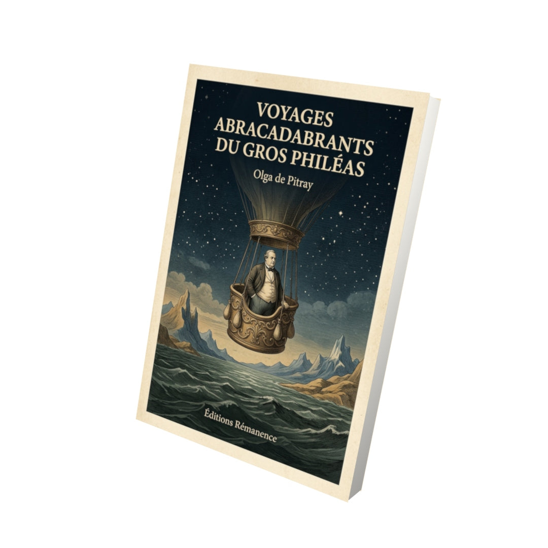 Livre Voyages abracadabrants du gros Philéas - Olga de Pitray - Vue 3D - Editions Remanence