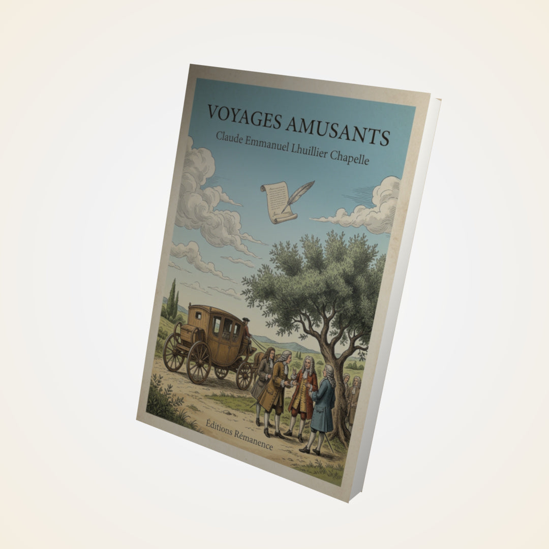 Livre Voyages amusants - Claude Emmanuel Lhuillier Chapelle - Couverture 3D