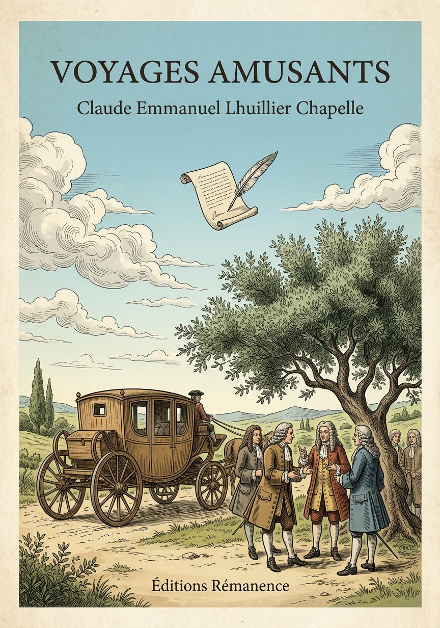 Voyages amusants - Claude Emmanuel Lhuillier Chapelle (Couverture)