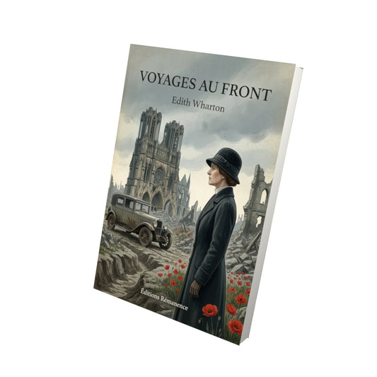 Livre Voyages au front - Edith Wharton - Vue 3D - Editions Remanence