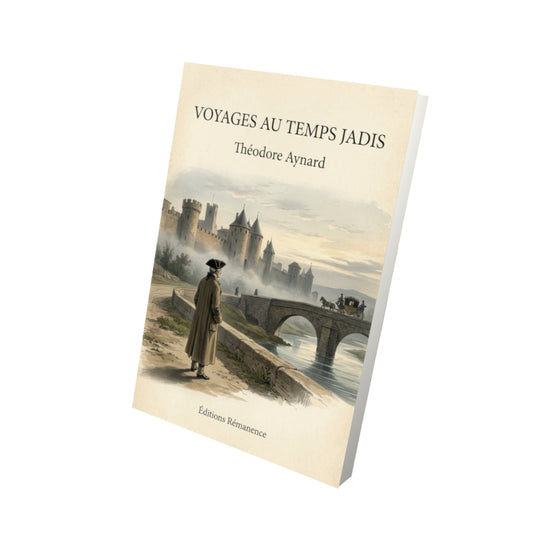 Livre Voyages au temps jadis - Théodore Aynard - Vue 3D - Editions Remanence
