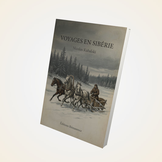 Livre Voyages en Sibérie - Nicolas Kubalski - Couverture 3D