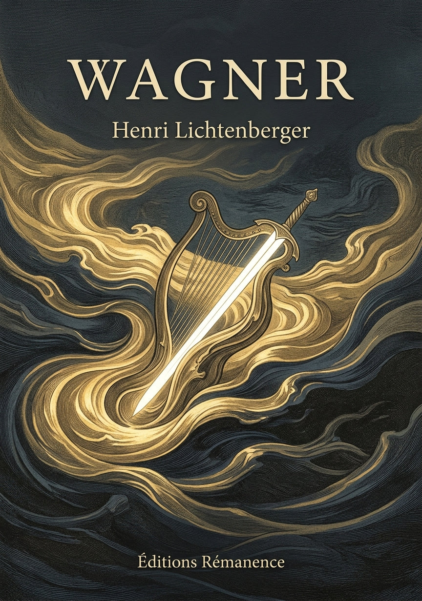 Livre Wagner par Henri Lichtenberger - Couverture - Editions Remanence