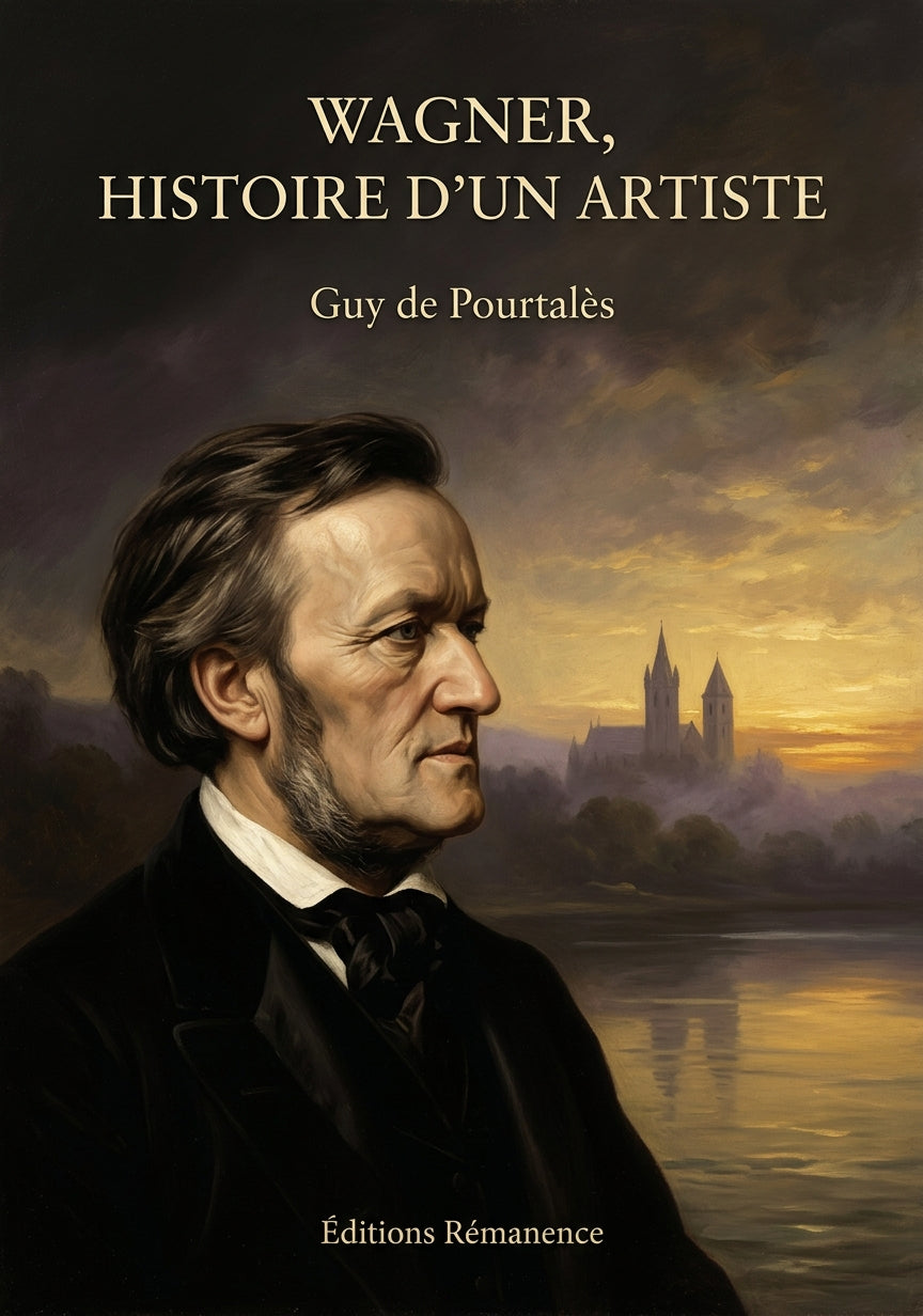 Livre Wagner, histoire d’un artiste par Guy de Pourtalès - Couverture - Editions Remanence