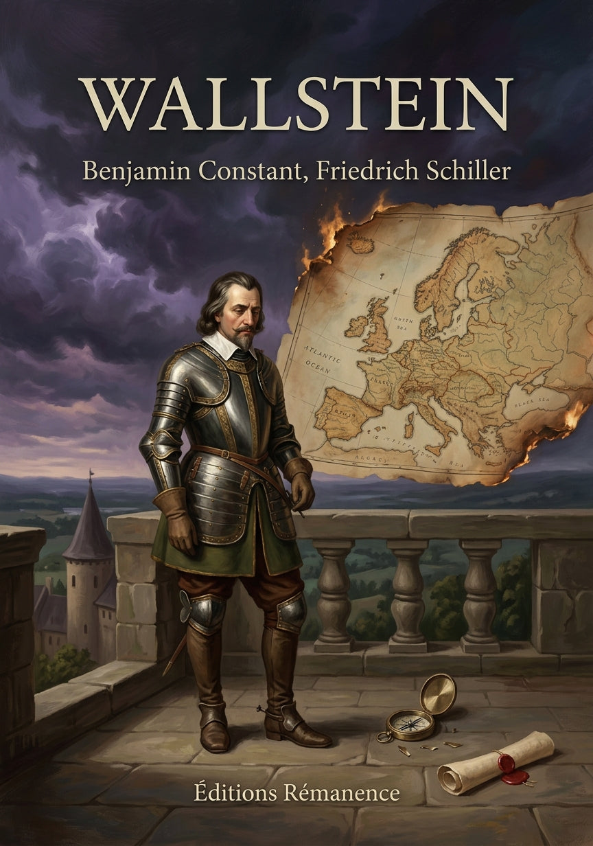 Livre Wallstein par Benjamin Constant, Friedrich Schiller - Couverture - Editions Remanence