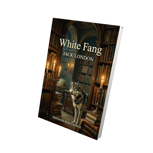 Livre White Fang – Jack London - Vue 3D - Editions Remanence