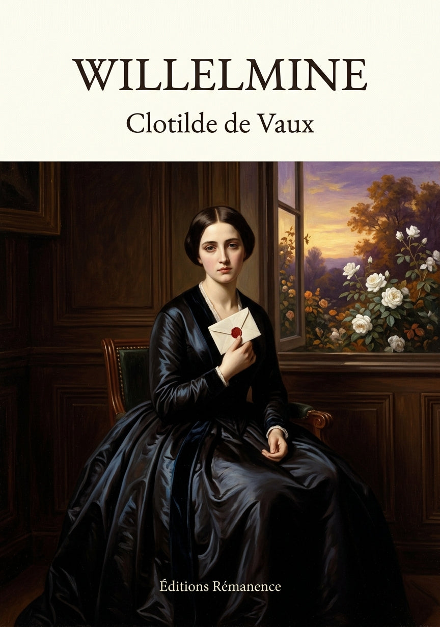 Livre Willelmine par Clotilde de Vaux - Couverture - Editions Remanence
